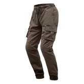 Pantaloni REMO, un pantalone cargo estivo verde scuro. Certificati CE - Classe A. Di TUCANO URBANO.